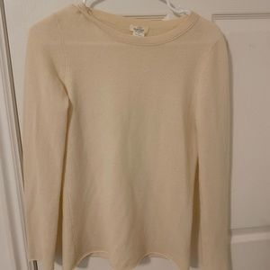 Jcrew Cashmere Gusto sweater.